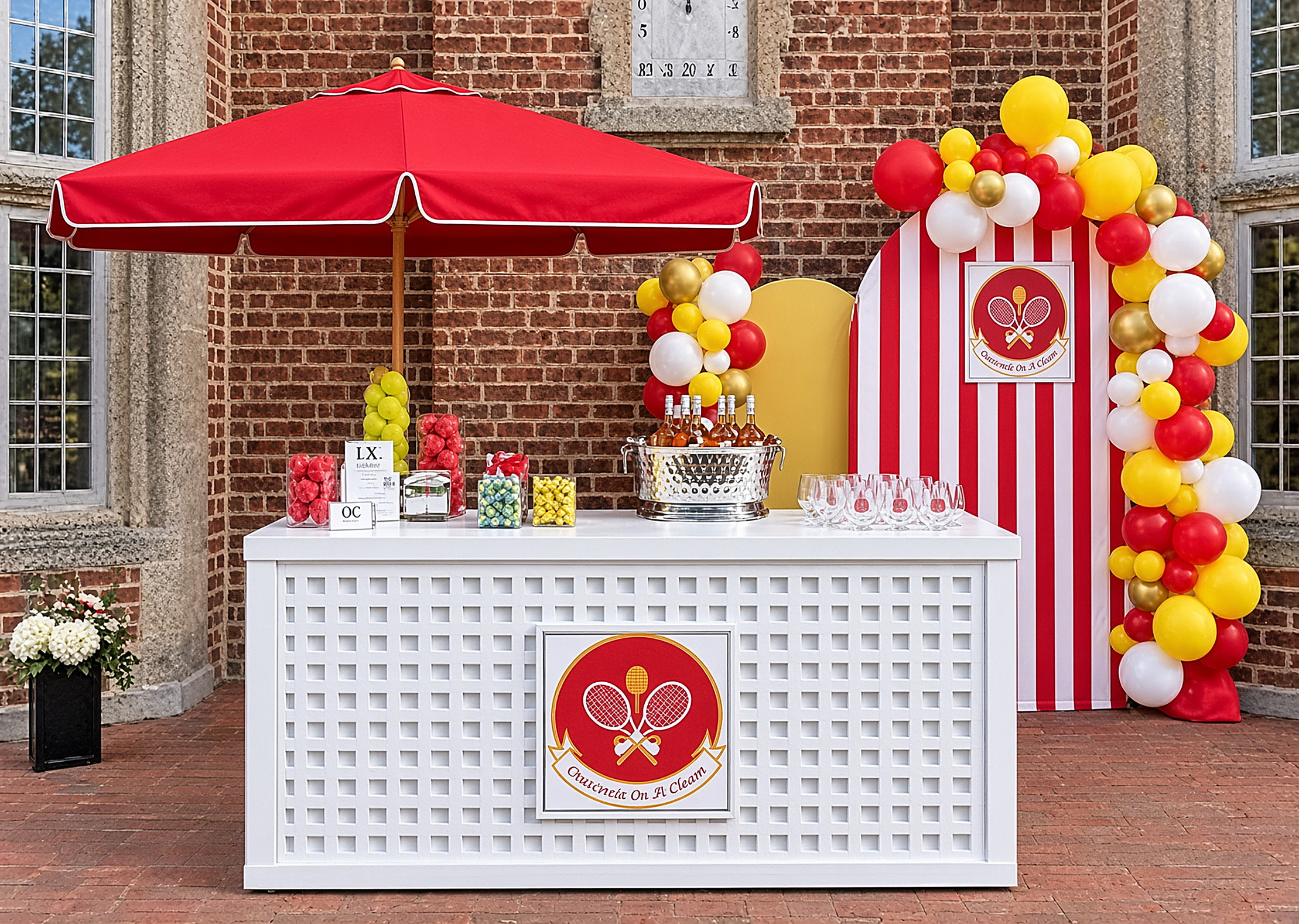 Chaminade Court Classic custom event cart